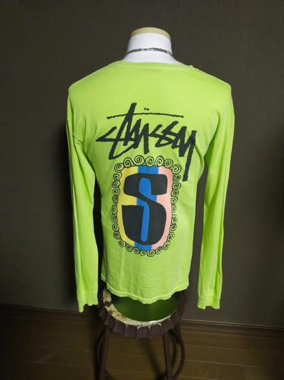 Vintage Stussy Long Sleeve T-Shirt Size M-L