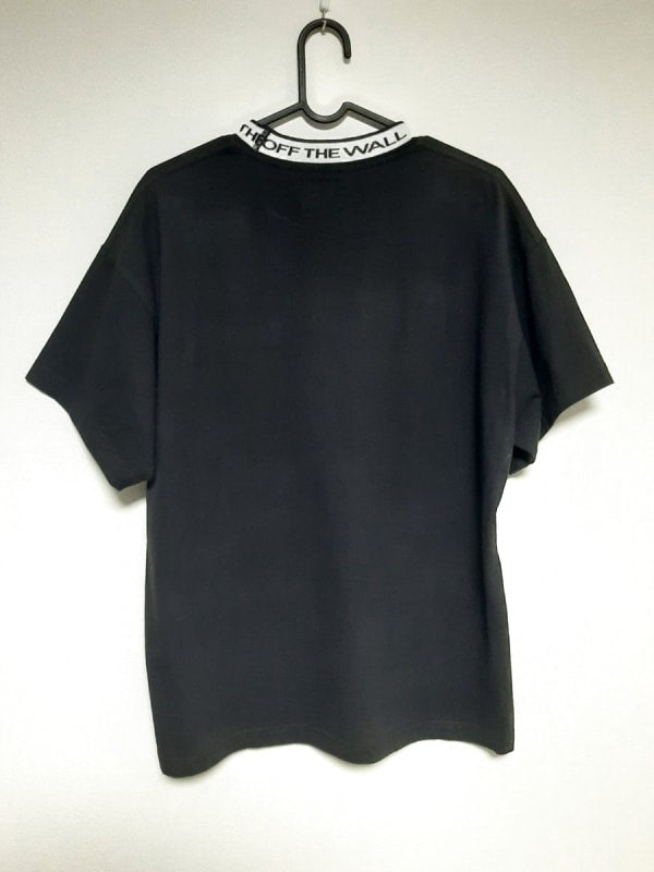 Vans Short Sleeve T-Shirt One Point Neck Logo Black M