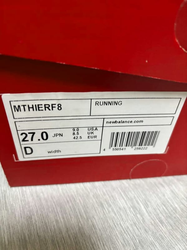 New Balance 27.0cm Fresh Foam X Hierro v8 Men's