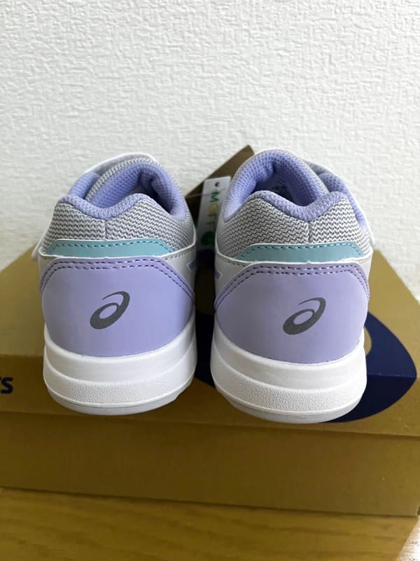 New Asics Sneakers 19cm Laser Beam Kids White
