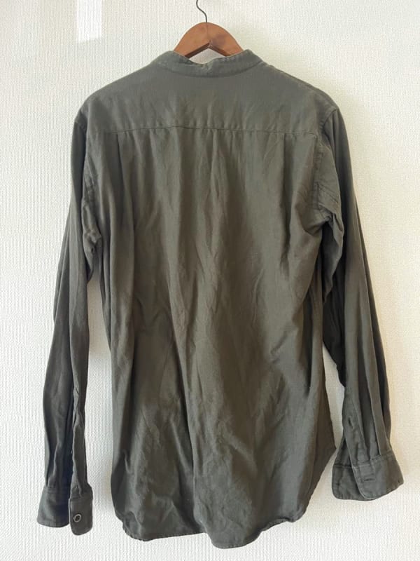 Steven Alan Band Collar Shirt Khaki