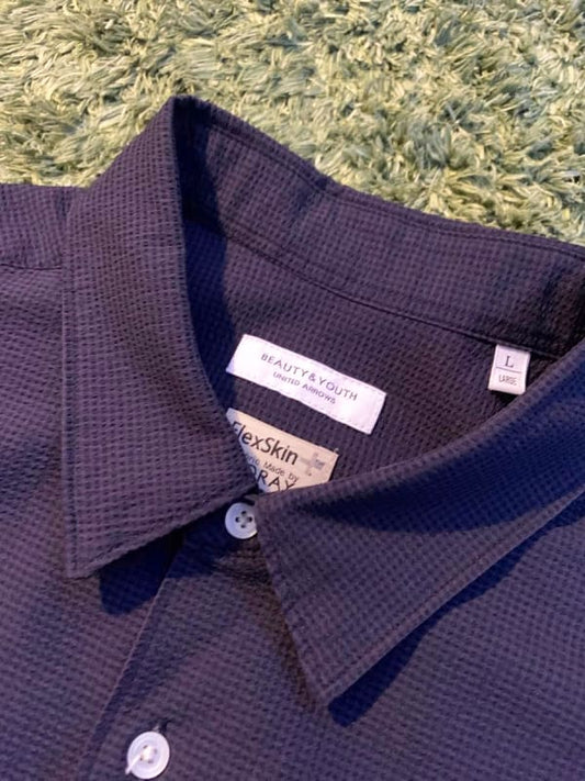 The Suit Company Casual Shirt L Navy