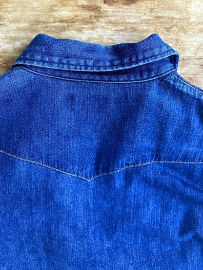 Blue Blue Denim Shirt Indigo Size 3