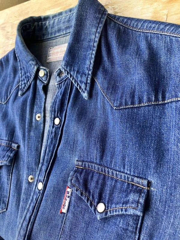Blue Blue Denim Shirt Indigo Size 3