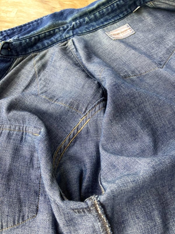 Blue Blue Denim Shirt Indigo Size 3