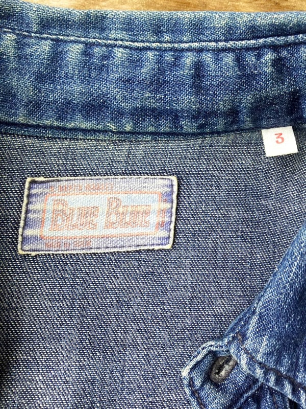 Blue Blue Denim Shirt Indigo Size 3