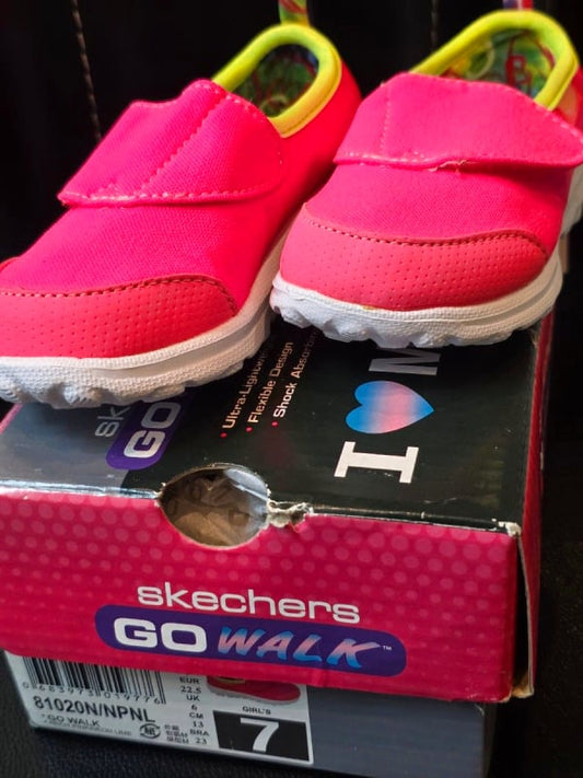 Skechers Baby Shoes Pink 13cm New