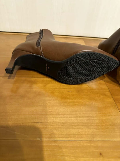 Brown Short Boots Size L