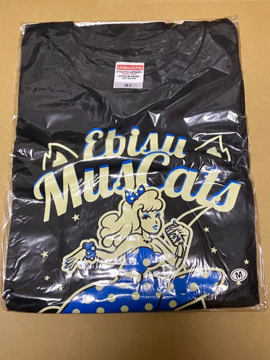 Unused First Generation Ebisu Muscats National Camp Live T-Shirt Blue M