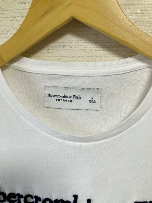 Abercrombie & Fitch Logo T-Shirt White Size L