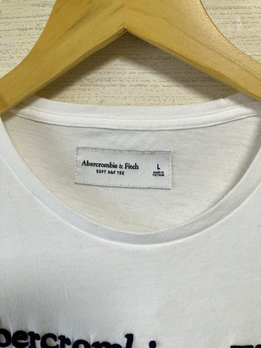 Abercrombie & Fitch Logo T-Shirt White Size L