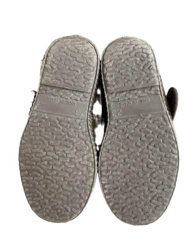Cienta Velour T-Strap Shoes 23 Marron
