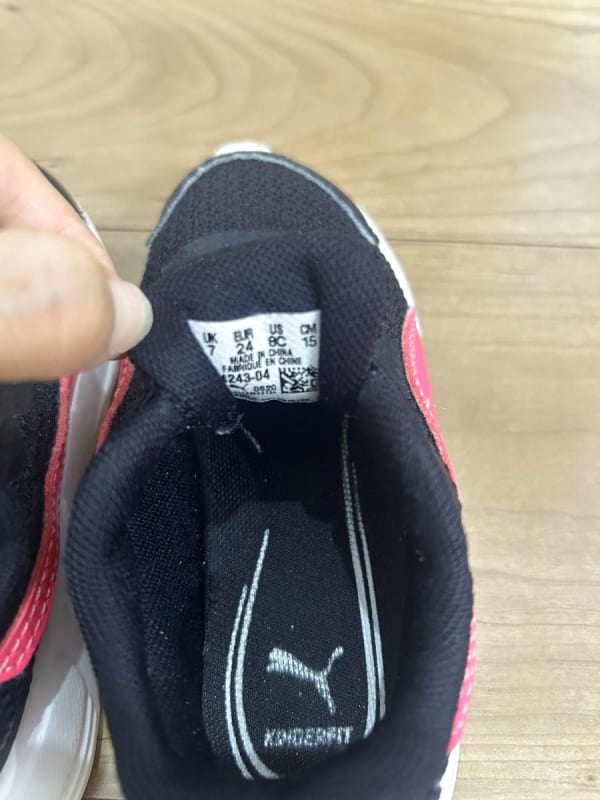Puma Kids Sneakers Black-Pink-White 15cm