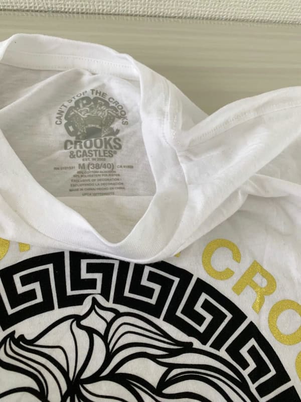 CROOKS & CASTLES Men's Short Sleeve T-Shirt M Medusa