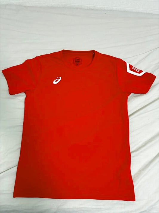 Asics Running T-Shirt Red M Size