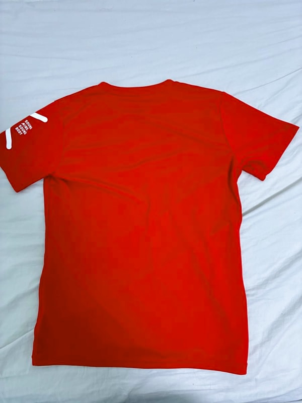 Asics Running T-Shirt Red M Size