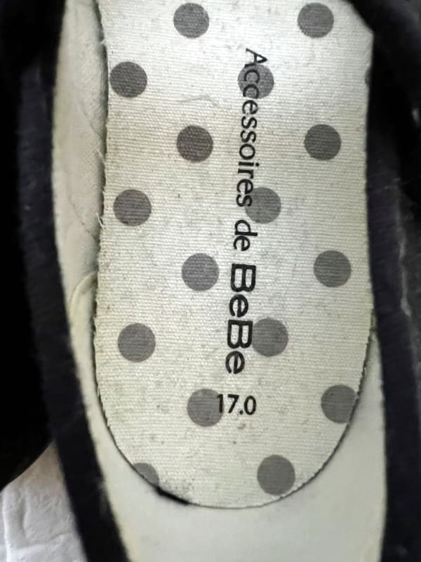 BeBe Black Ballet Shoes 17cm