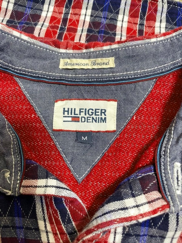 Tommy Hilfiger Denim Long Sleeve Check Shirt Men's M