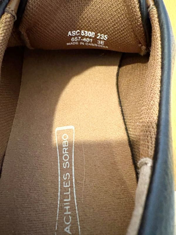 Achilles Solbo Comfort Casual Shoes 23.5cm Unused