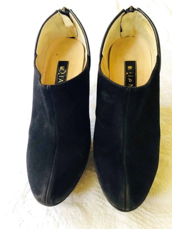 Diana High Heel Short Boots Pumps 22.5cm Black