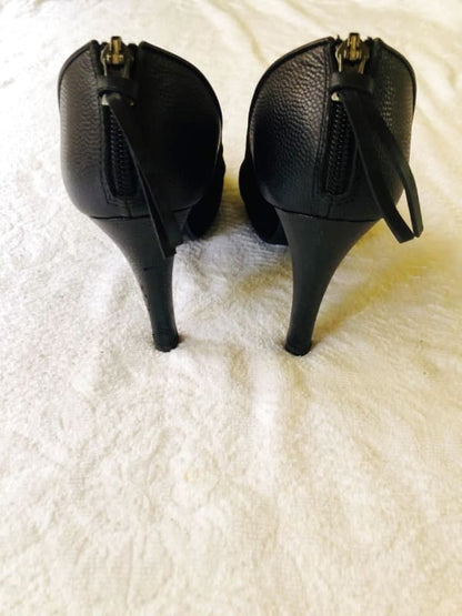 Diana High Heel Short Boots Pumps 22.5cm Black