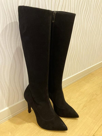 Diana Suede Stretch Long Boots