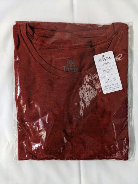 T-Shirt 3L Short Sleeve Red XXL New