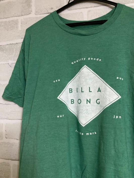 Billabong T-Shirt Green L Size