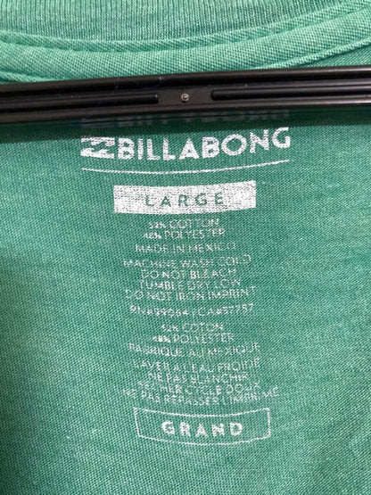Billabong T-Shirt Green L Size