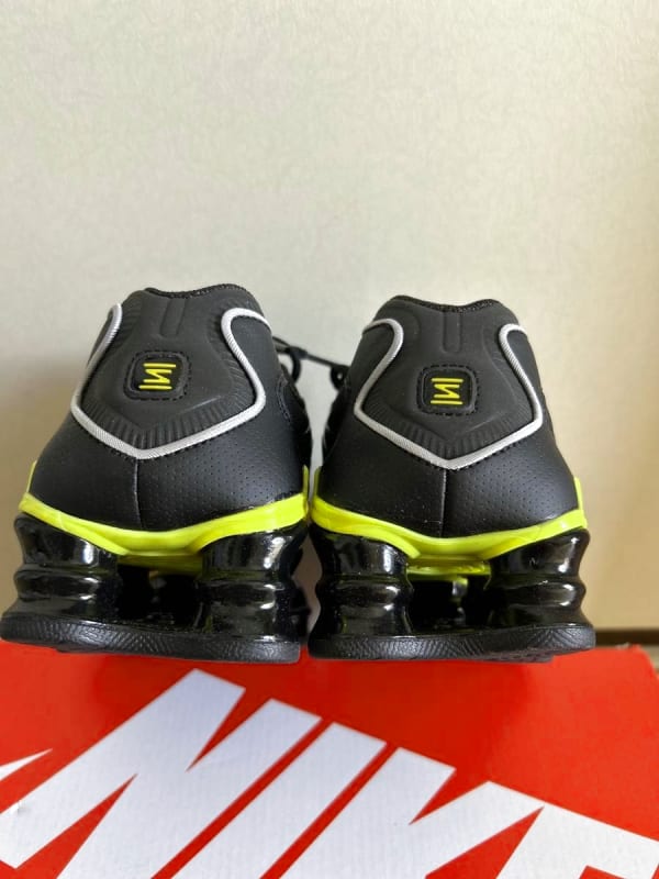 Nike Shox TL Black Dynamic Yellow 24cm New