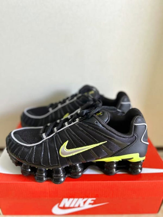 Nike Shox TL Black Dynamic Yellow 24cm New