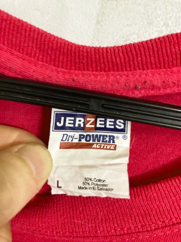 USA JS Football Jerzees T-Shirt Pink L Size