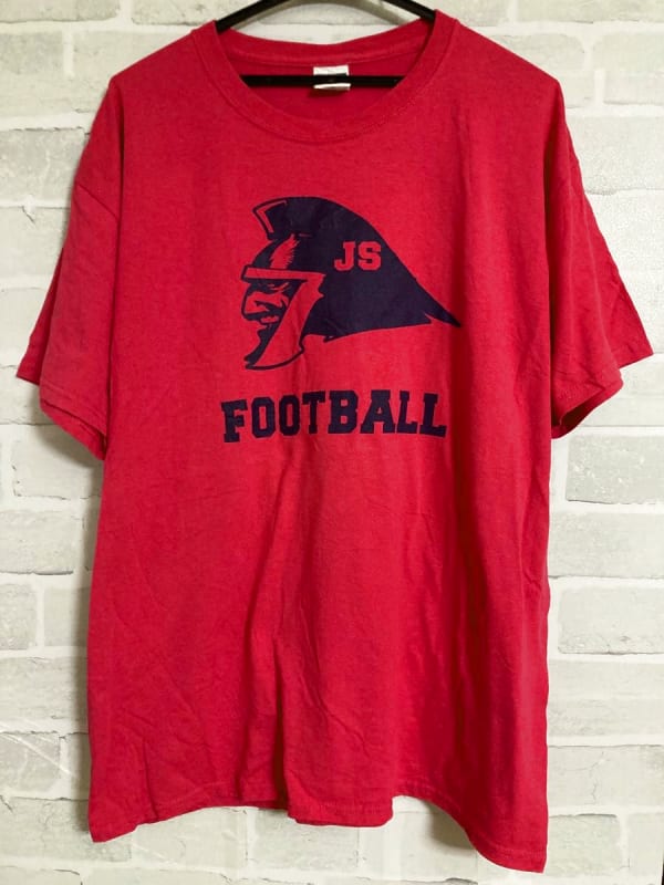 USA JS Football Jerzees T-Shirt Pink L Size