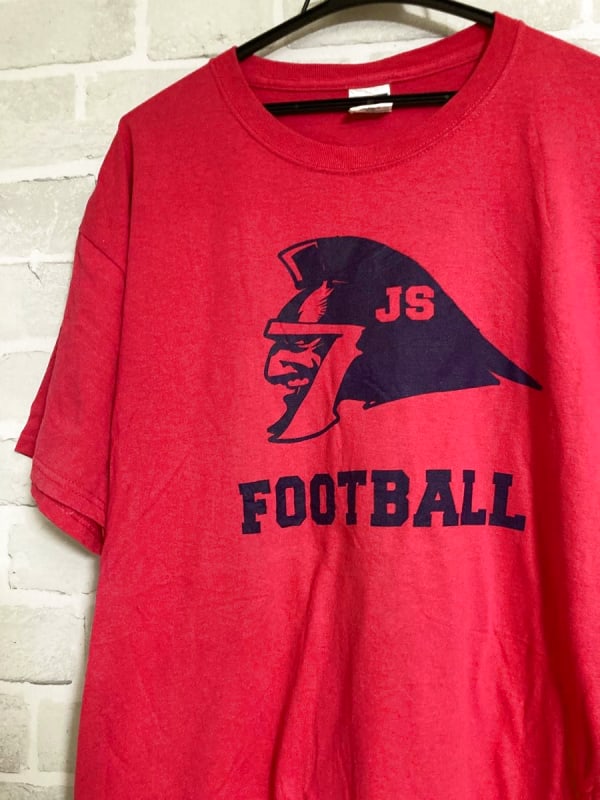 USA JS Football Jerzees T-Shirt Pink L Size