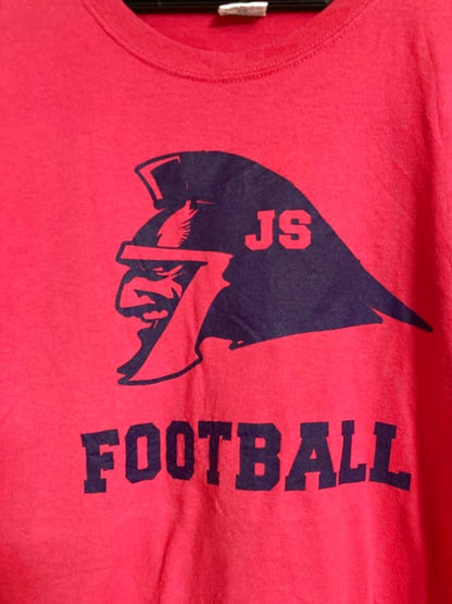 USA JS Football Jerzees T-Shirt Pink L Size