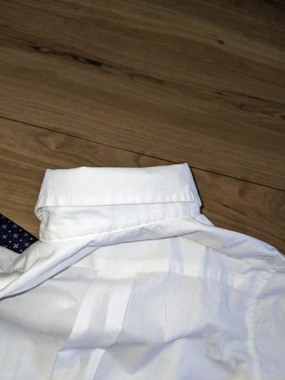 Kids White Shirt with Tie and Vest 110cm Formal