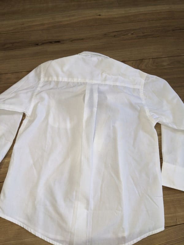 Kids White Shirt with Tie and Vest 110cm Formal