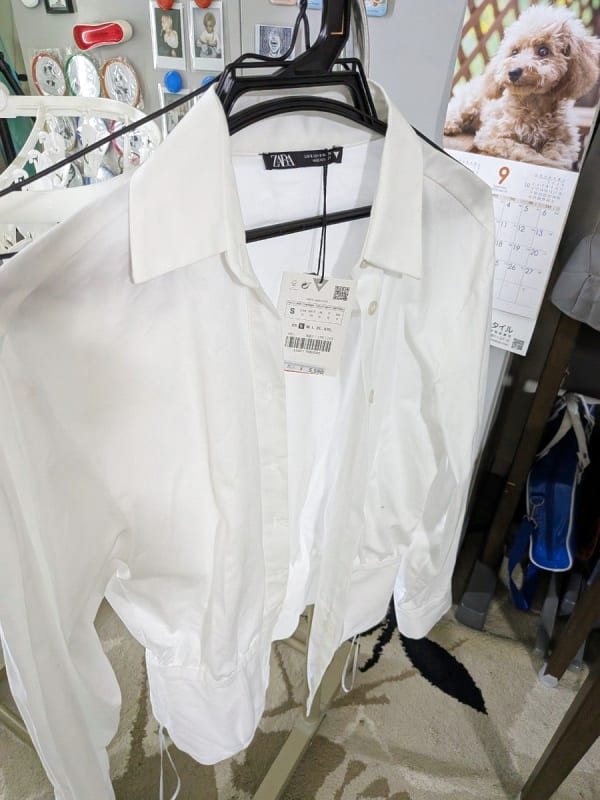 Zara White Shirt S Size Unused