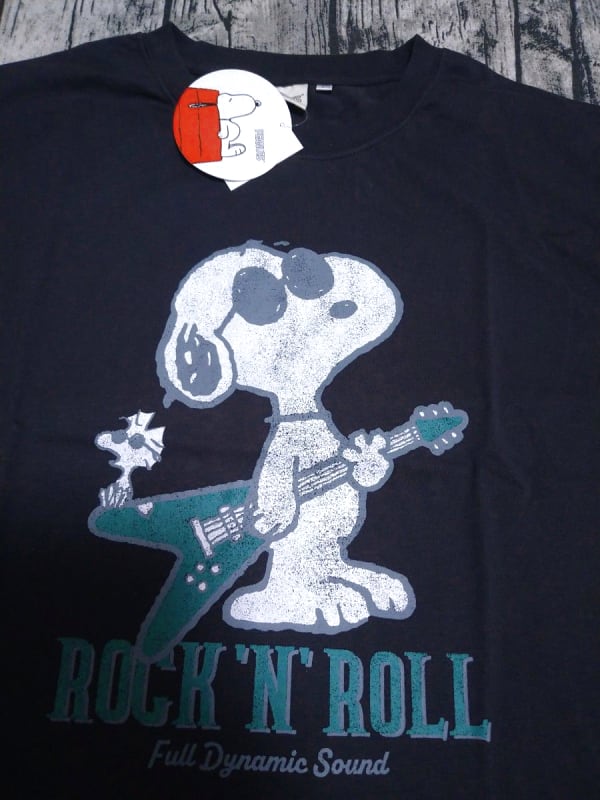Snoopy Guitar T-Shirt Men's L