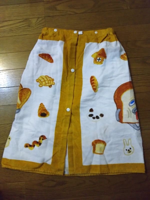 Bread Thief Wrap Towel Pool Towel with Snap 60cm