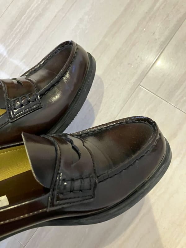Haruta Leather Loafers Black Business Shoes