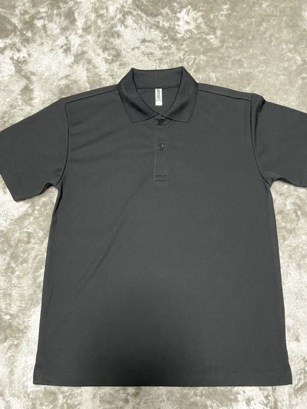 Black Dry Polo Shirt Size M
