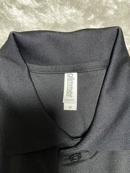 Black Dry Polo Shirt Size M