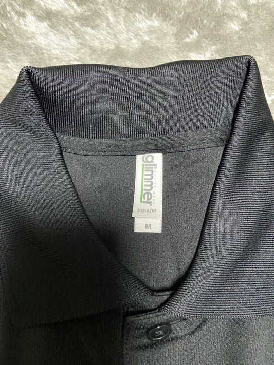Black Dry Polo Shirt Size M