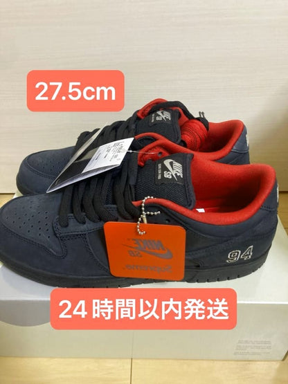 Supreme Nike SB Dunk Low Black 25FW Week2