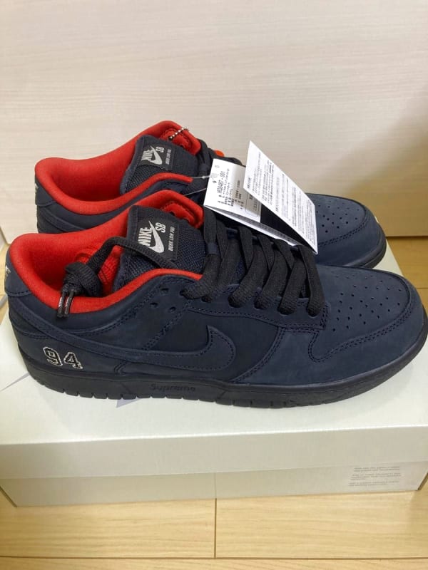 Supreme Nike SB Dunk Low Black 25FW Week2