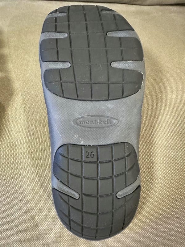 Mont-Bell Canyon Clog Sandals Gray 2-Pack