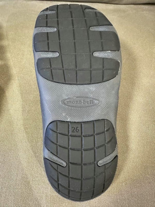 Mont-Bell Canyon Clog Sandals Gray 2-Pack