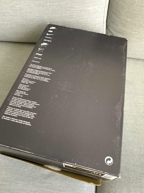 Nike Air Force One Empty Box Black 27.5cm
