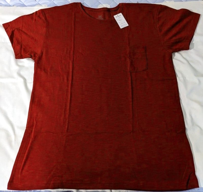 T-Shirt 3L Short Sleeve Red XXL New